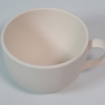 TAZA JUMBO 12X9 BARRO BLANCO